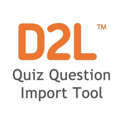 D2L Quiz Question Import Tool image